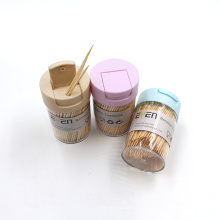 Cure-dents en bois de bambou de fabricant chinois avec emballage personnalisé